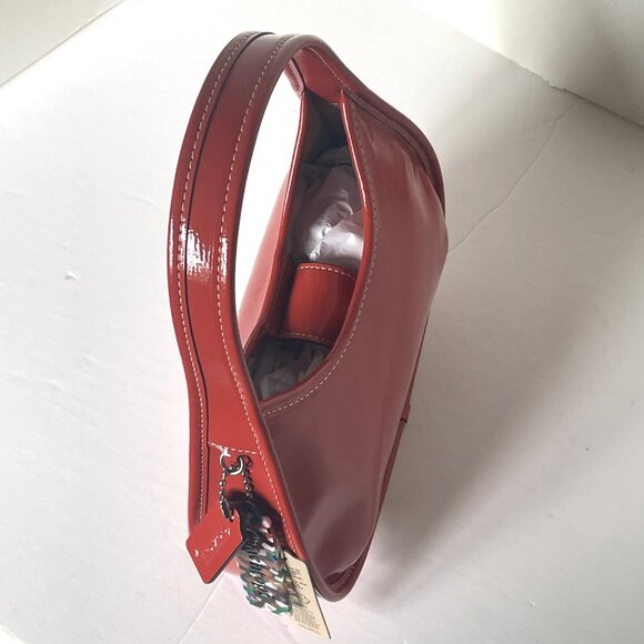 Elegant Burnt Sienna Coach Shoulder Bag - Picture 12 of 12